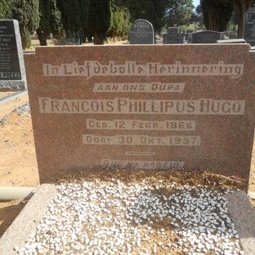 HUGO Francois Phillipus 1866-1957