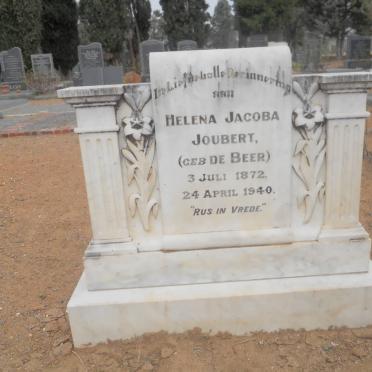 JOUBERT Helena Jacoba nee DE BEER 1872-1940