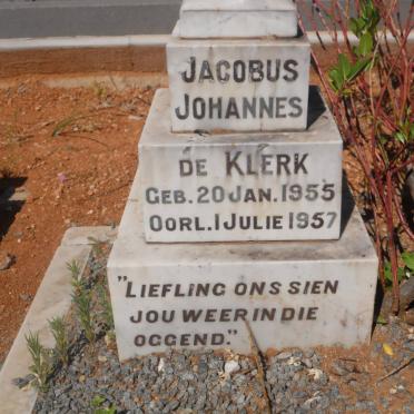 KLERK Jacobus Johannes, de 1955-1957