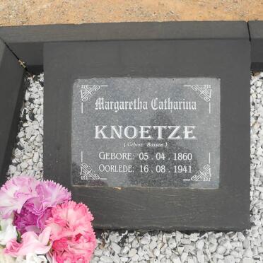 KNOETZE Margaretha Catharina nee BASSON 1860-1941 