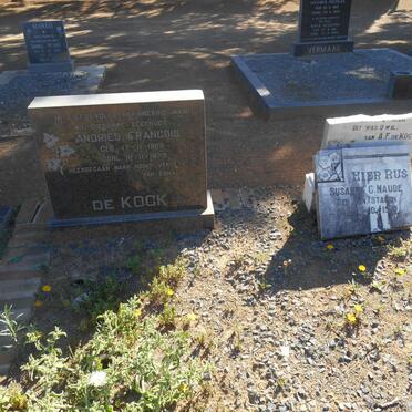 KOCK Andries Francois, de 1906-1975 :: NAUDE Susanna C. nee VAN STADEN -1970