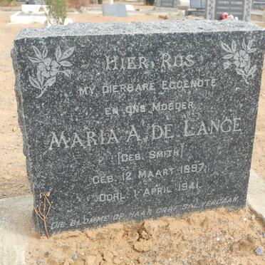 LANGE Maria A., de nee SMITH 1897-1941