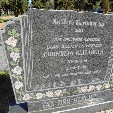 MESCHT Cornelia Elizabeth, van der 1916-1999