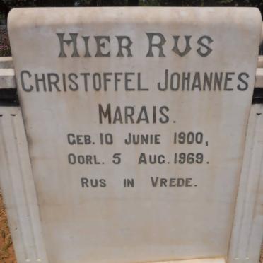 MARAIS Christoffel Johannes 1900-1969