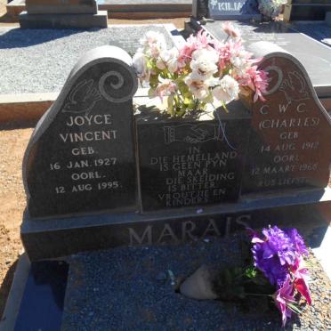 MARAIS C.W.C. 1912-1968 &amp; Joyce Vincent 1927-1995