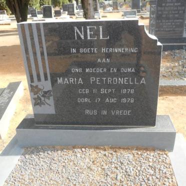 NEL Maria Petronella 1878-1979