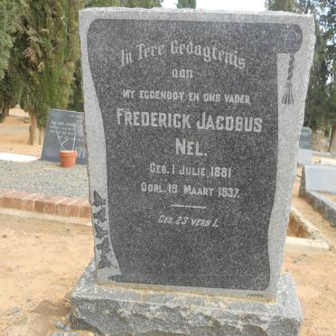 NEL Frederick Jacobus 1881-1937