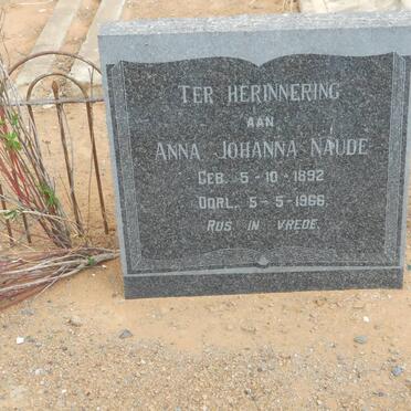 NAUDE Anna Johanna 1892-1966