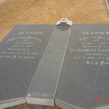 OLIVIER Michiel 1928-1997 &amp; Elizabeth Catharina STRYDOM 1926-1995