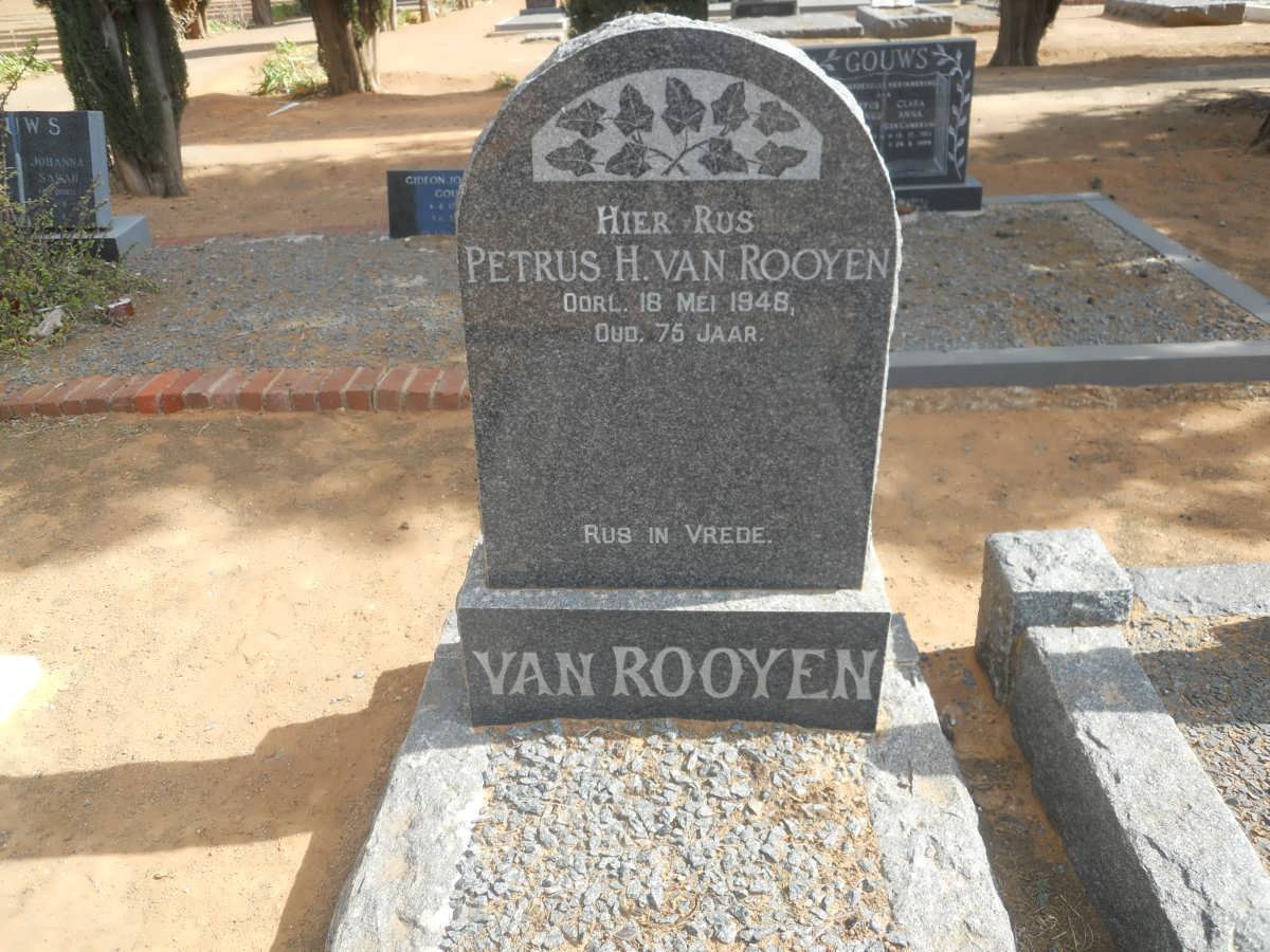 ROOYEN Petrus H., van -1948