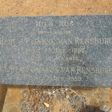 RENSBURG Rene J.P., Janse van -1952 :: JANSE VAN RENSBURG Renier J.P. -1958