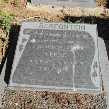 SERFONTEIN Ferdie 1954-1999