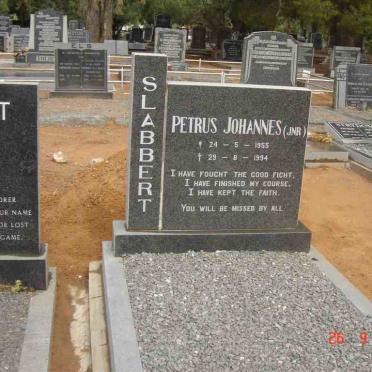 SLABBERT Petrus Johannes 1955-1994