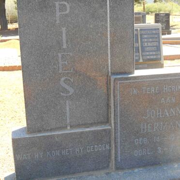 SPIES Johannes Hermanus 1929-1966