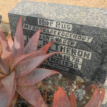 THERON Jan D. 1878-1930