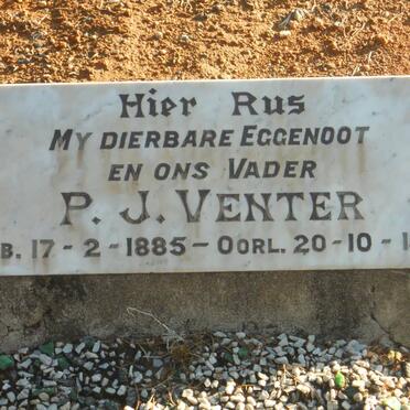 VENTER P.J. 1885-1968