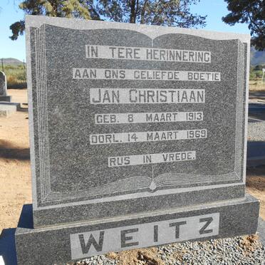 WEITZ Jan Christiaan 1913-1969