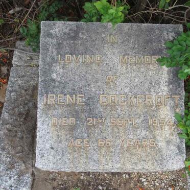 COCKCROFT Irene -1954