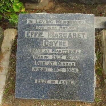 COYNE Effie Margaret 1879-1954