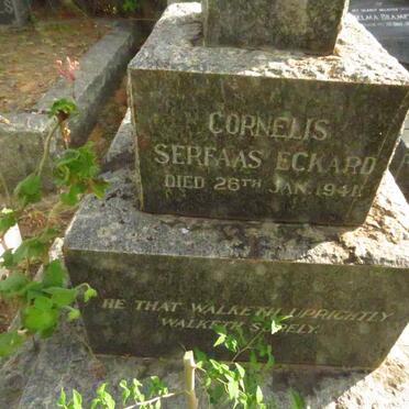ECKARD Cornelis Serfaas -1941