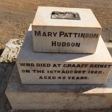 HUDSON Mary Pattinson -1920