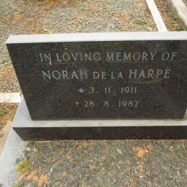 HARPE Norah, de la 1911-1982