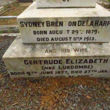 HARPE Sydney Brenton, de la 1879-1913 & Gertrude Elizabeth LUSCOMBE 1877-1968