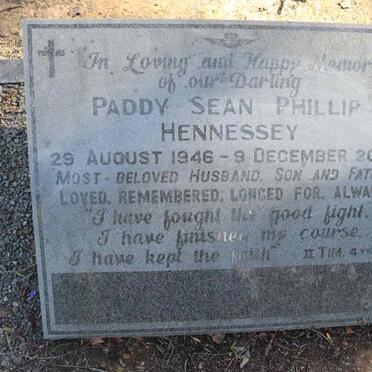 HENNESSEY Paddy Sean Phillip 1946-2003