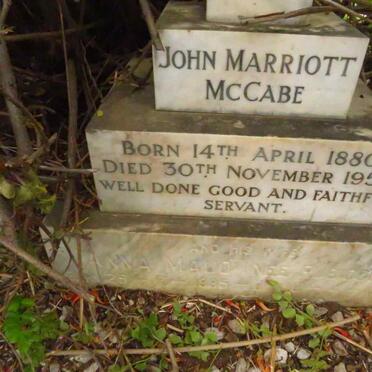 MCCABE John Marriott 1880-1958 & Anna Maud RUBIDGE 1885-1980_1