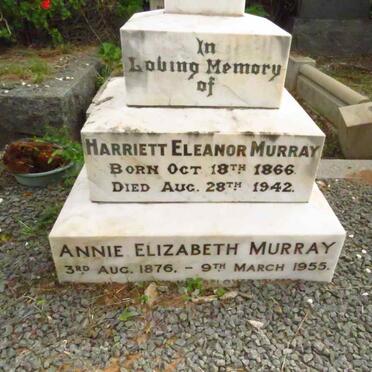 MURRAY Harriett Eleanor 1866-1942 :: MURRAY Annie Elizabeth 1876-1955