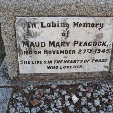PEACOCK Maud Mary -1945