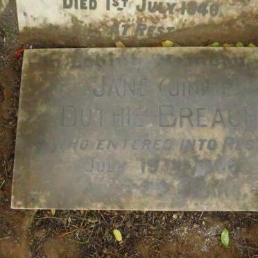 ROSS Isabella Scott 1876-194? :: BREACH Jane Duthie -19?6_2