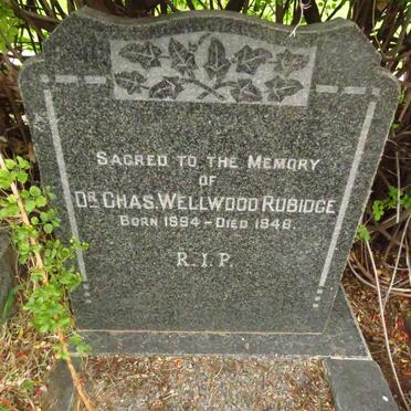 RUBIDGE Chas. Wellwood 1894-1946