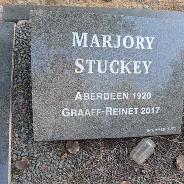 STUCKEY Marjory 1920-2017