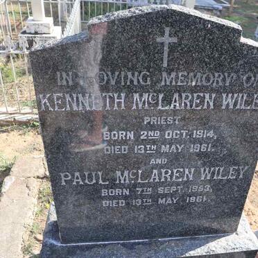 WILEY Kenneth McLaren 1914-1961 :: WILEY Paul McLaren 1953-1961