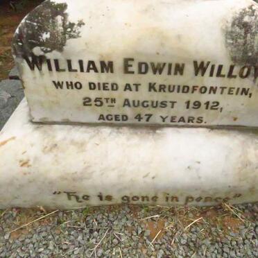 WILLOWS William Edwin -1912