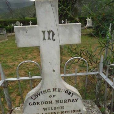 WILSON Gordon Murray 1898-1898