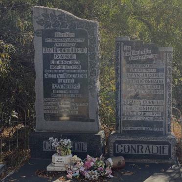 CONRADIE Jan Hendrik 1903-1950 &amp; Aletta Magdalena VAN NIEKERK 1905-1999