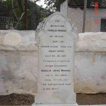 MURRAY Charles 1833-1904 &amp; Amelia Jane BAILIE 1844-1914