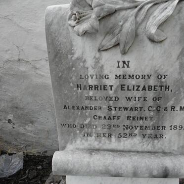 STEWART Harriet Elizabeth -1895