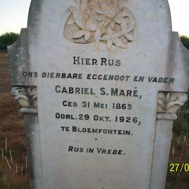 MARÉ Gabriel S. 1865-1926