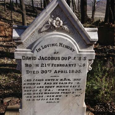 PLESSIS David Jacobus, du 1829-1895