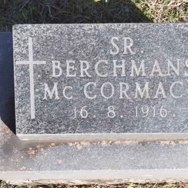 McCORMACK Berchmans -1916