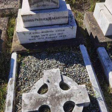 MACARTHUR James Patrick 1911-1922