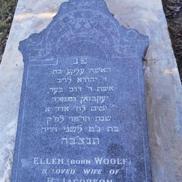 JACOBSON Ellen nee WOOLF -1924
