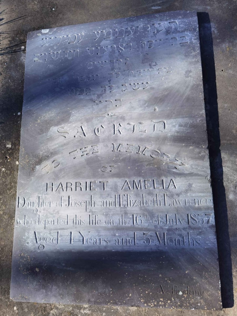 LAWRENCE Harriet Amelia -1857