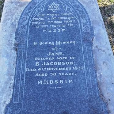 JACOBSON Jane -1933
