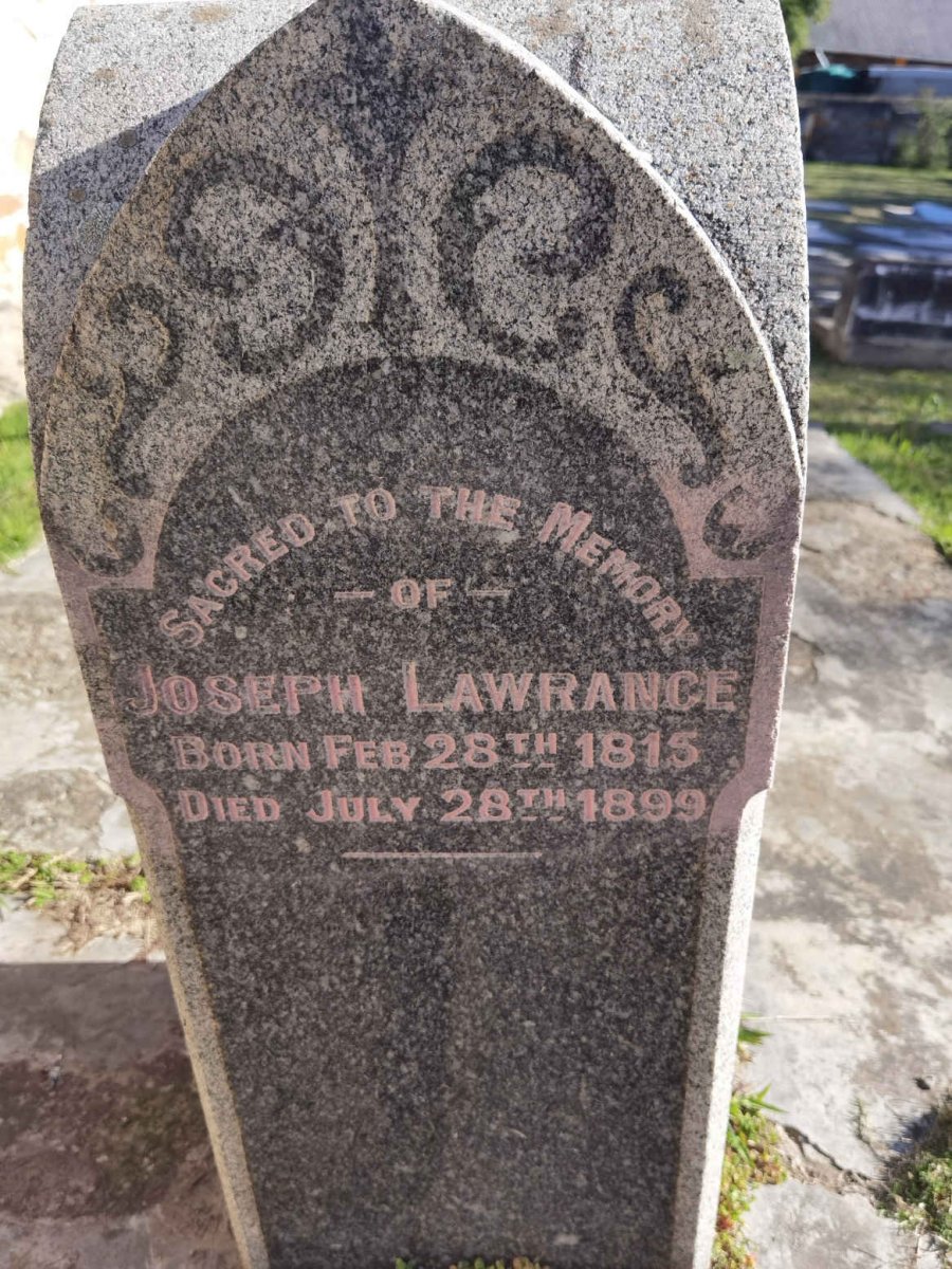 LAWRANCE Joseph 1815-1899