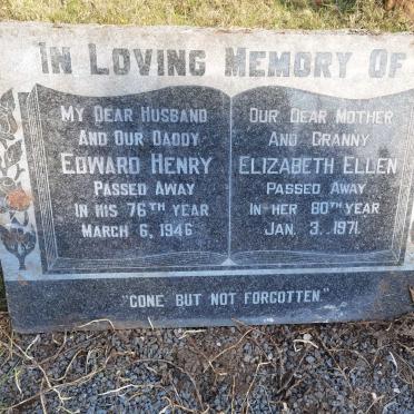 ? Edward Henry -1946 &amp; Elizabeth Ellen -1971