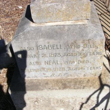 ? Isabell -1873 :: ? Neal -1878